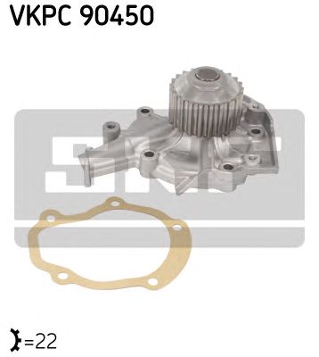 VKPC 90450 SKF - Насос охолоджуючої рідини1